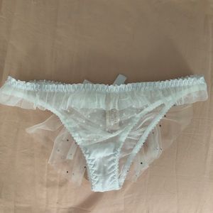 Victoria’s Secret “I Do” Veil Thong, Size S